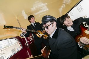 Let The Beatles For Sale take you back to the world of John, Paul, George and Ringo. Available for weddings and parties.